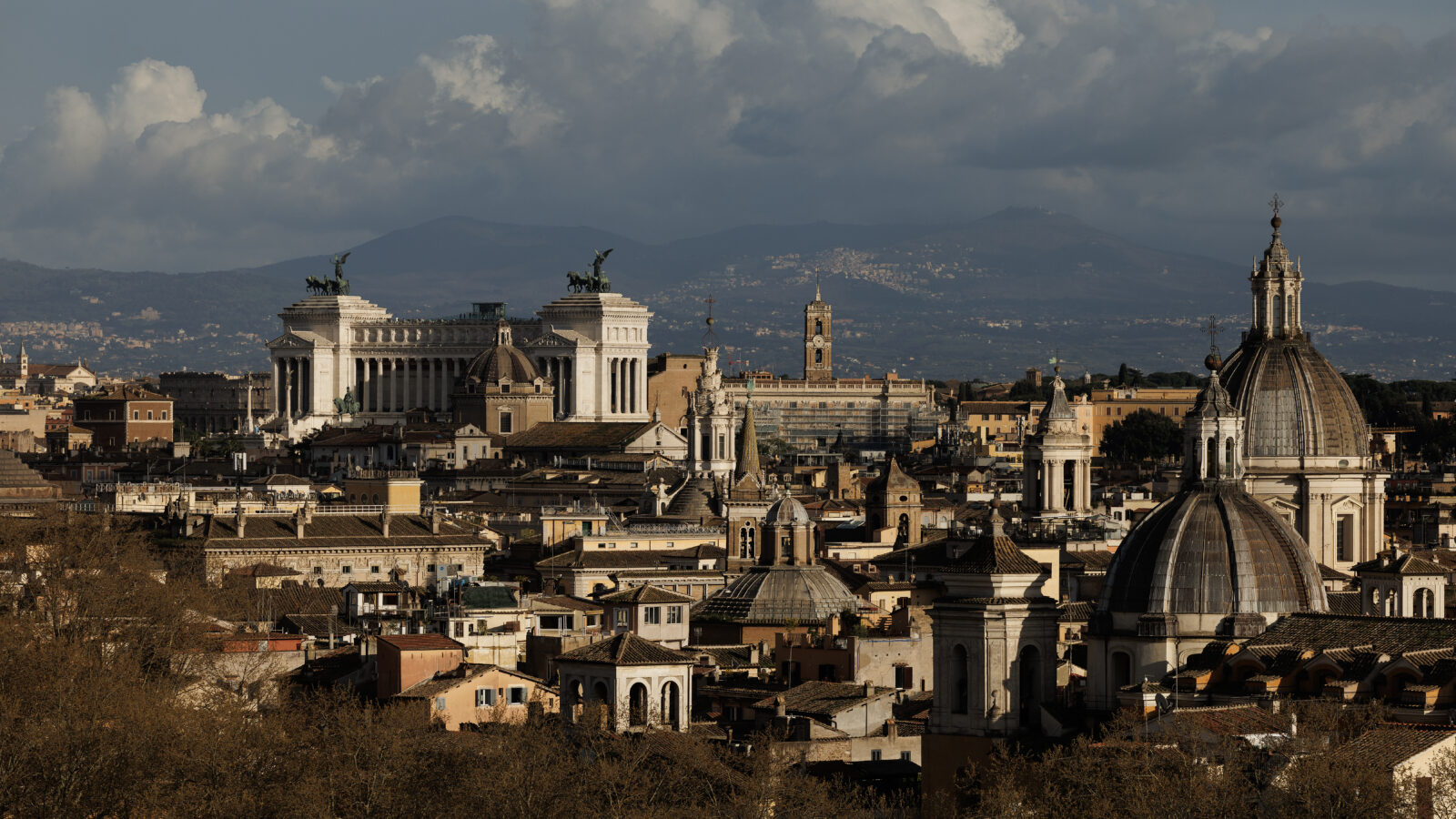 The view over Rome