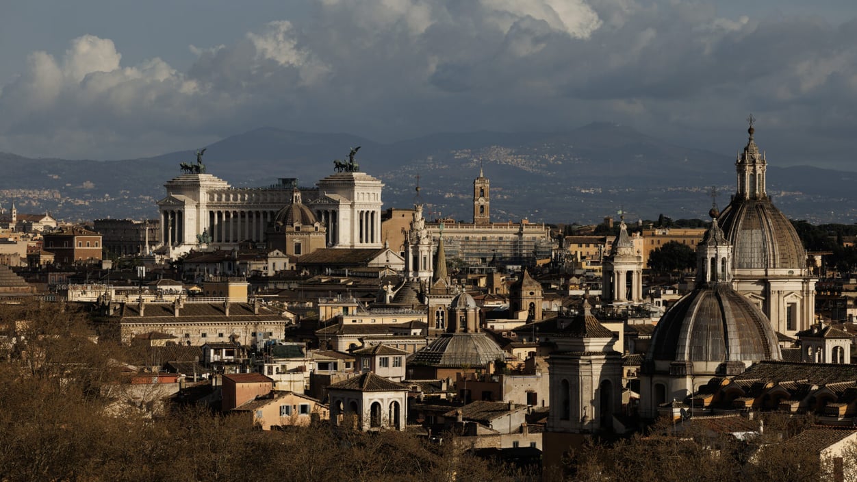 The view over Rome