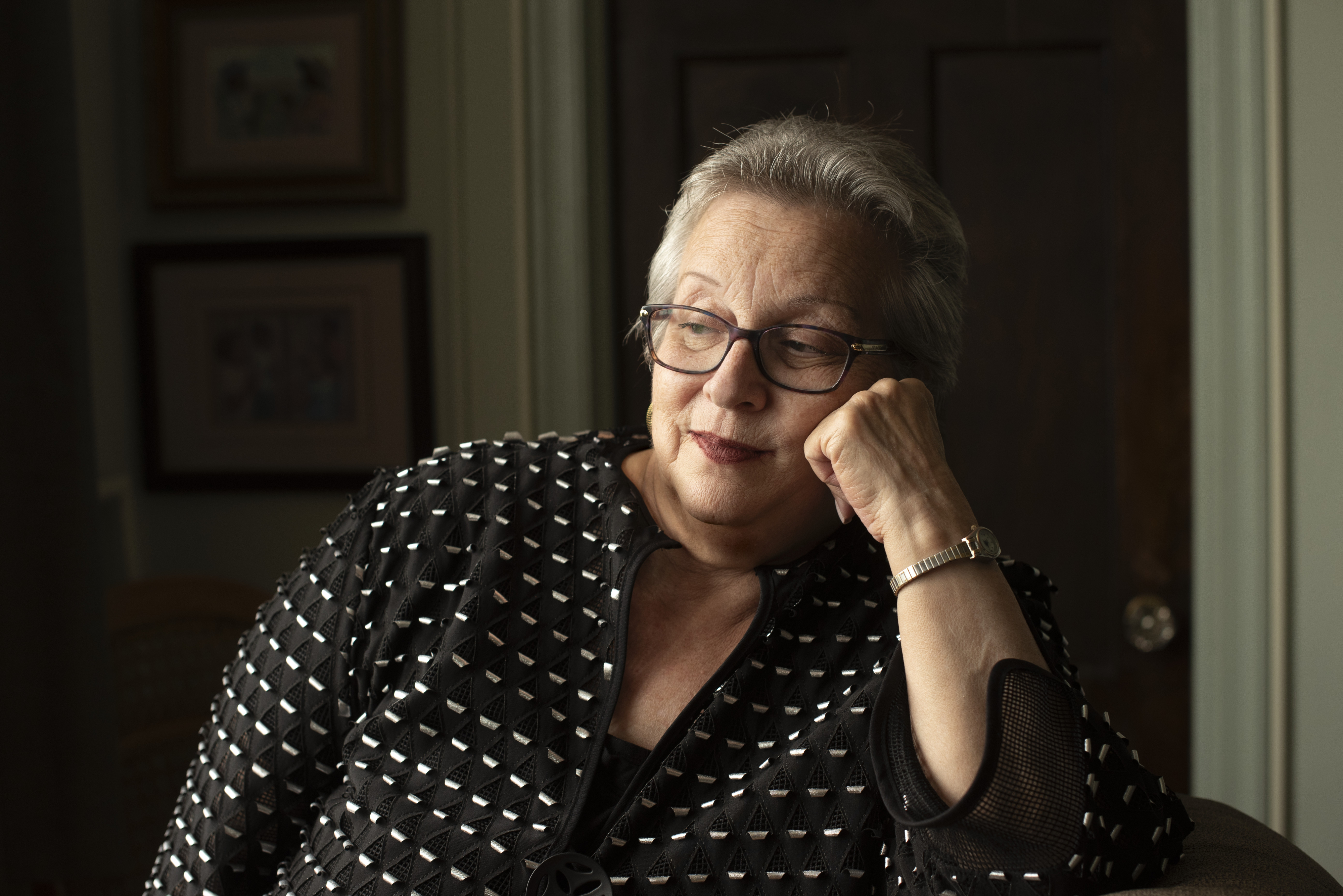 A portrait of Sarah Evans