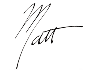 matt signature