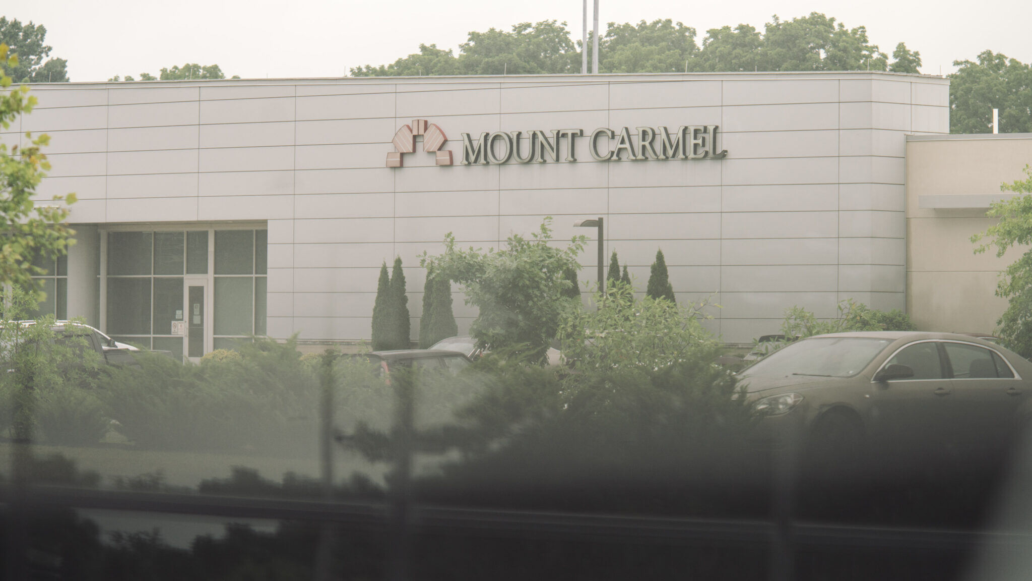 Mount Carmel Behavioral Health on gloomy day.