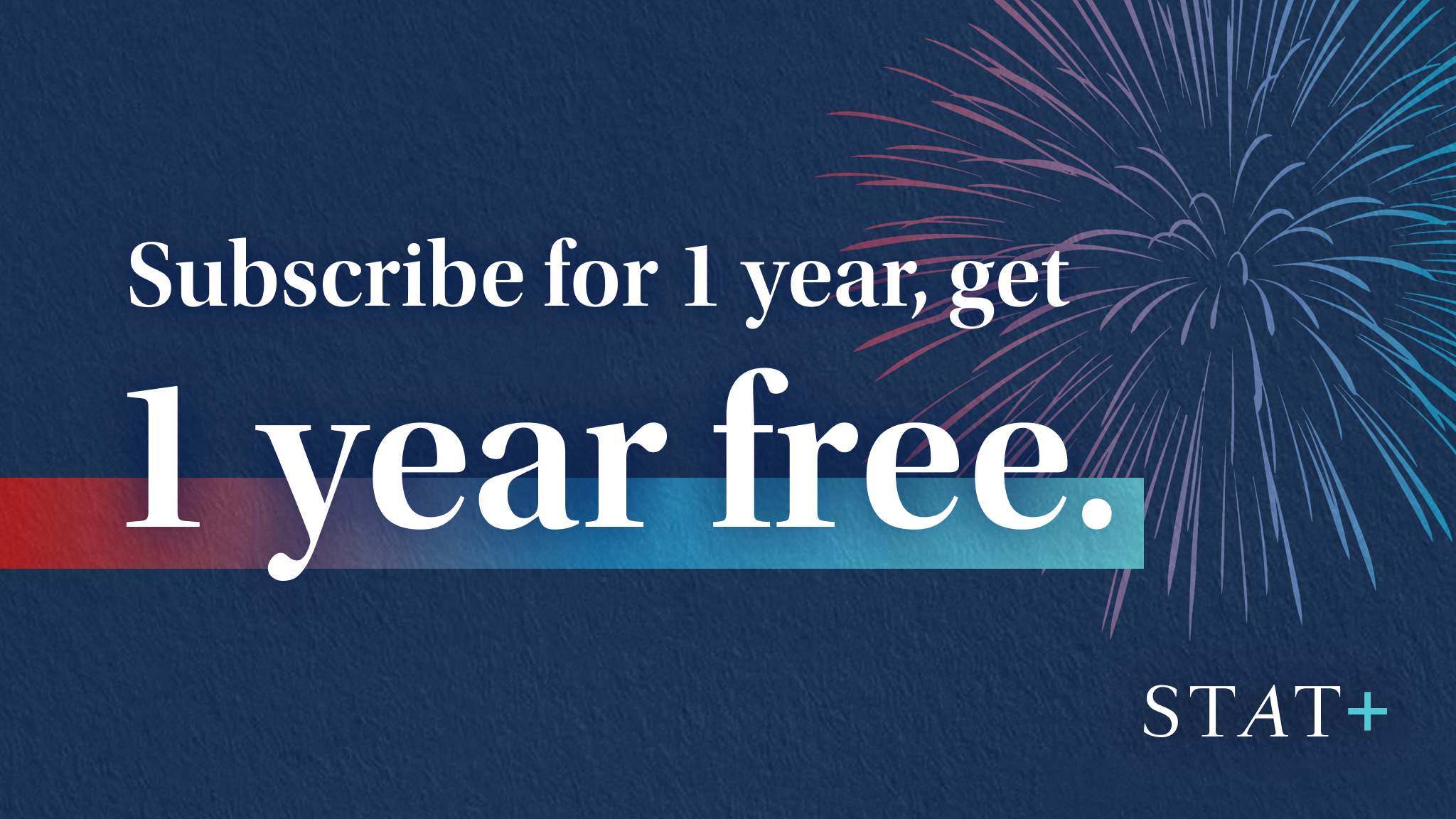 Buy one year of STAT+ and get one free